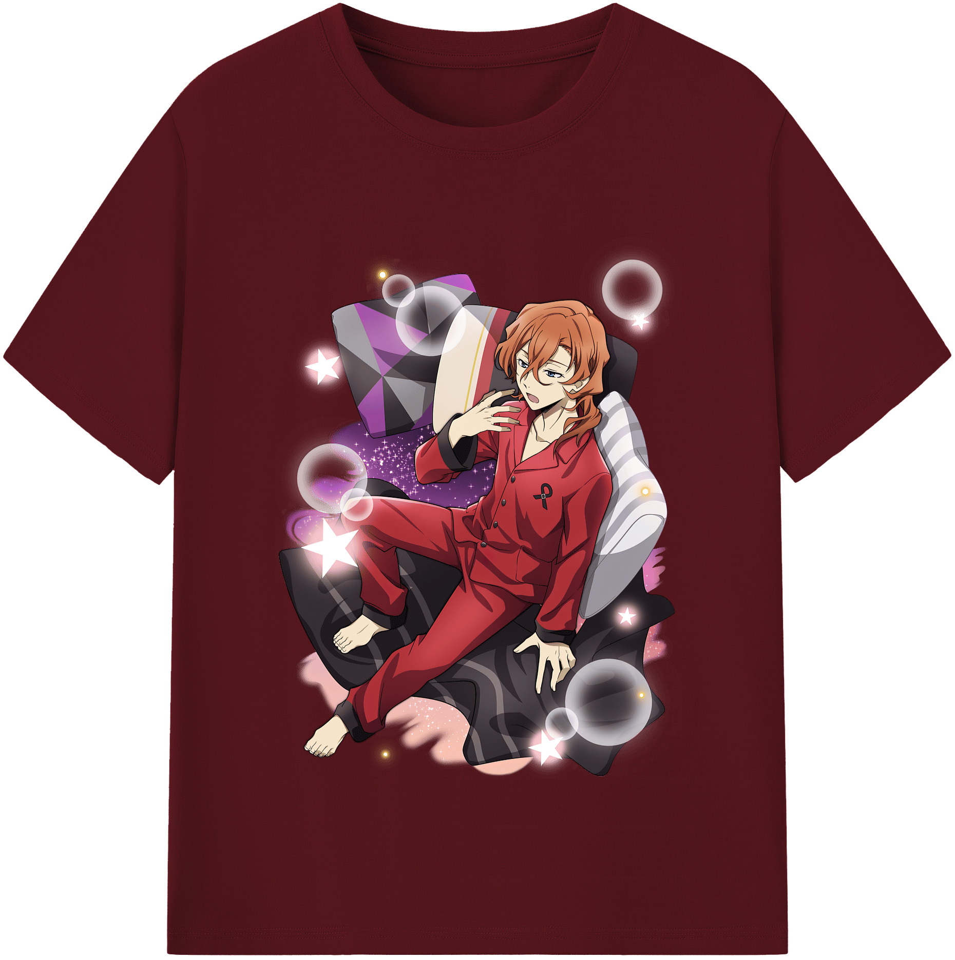 （画像用） 文豪ストレイドッグス Bungo Stray Dogs 綿100％半袖Tシャツ（フロントプリント）